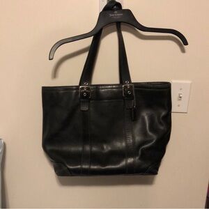 Coach Black Leather Handbag